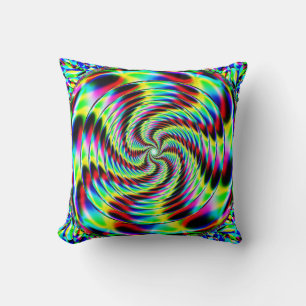 Spiral zigzag cushion