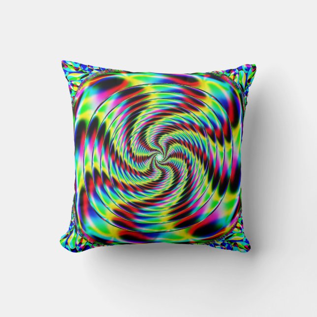 Spiral zigzag cushion (Front)
