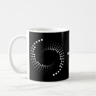 Spirale mit weißen Kreisen - Coffee Mug