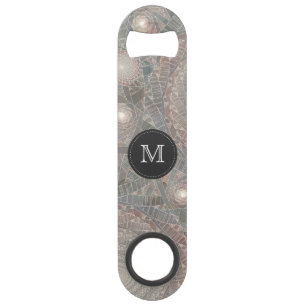 "spiralfilmfrost" Monogrammed Speed Bottle Opener