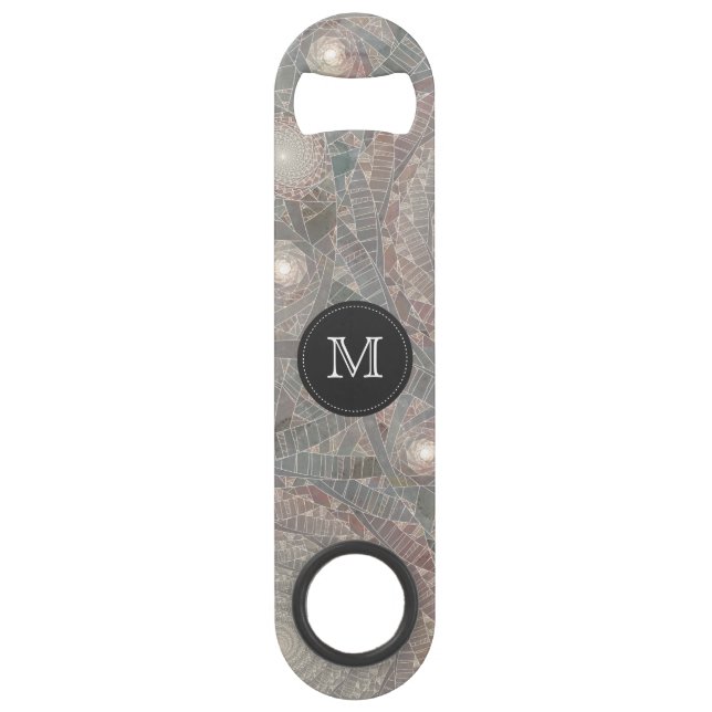 "spiralfilmfrost" Monogrammed Speed Bottle Opener (Front)