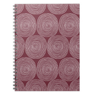 Spiralled Whimsy: Artistic Vintage Composition Notebook