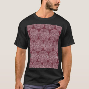Spiralled Whimsy: Artistic Vintage Composition T-Shirt
