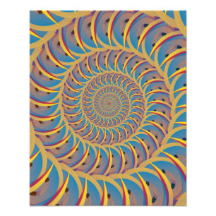 Spiralling Spiral Photo Print