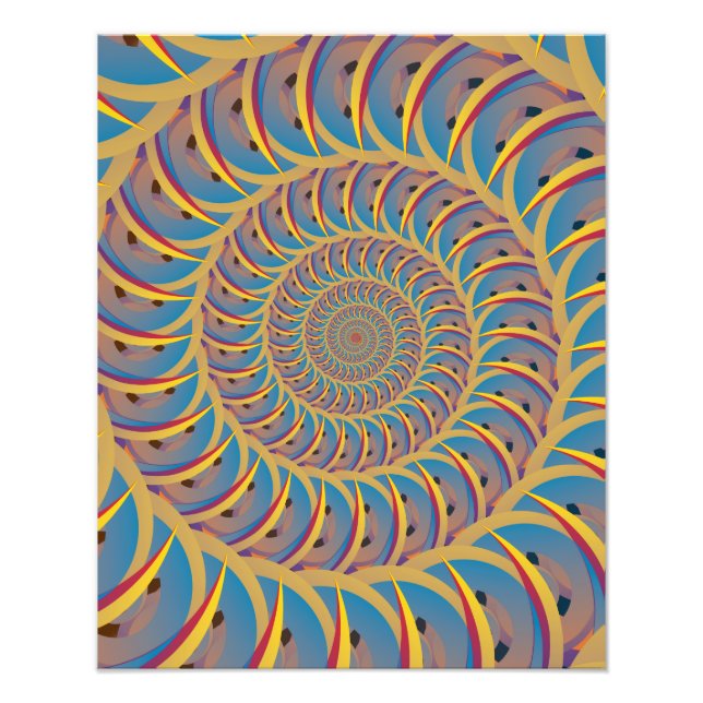 Spiralling Spiral Photo Print (Front)