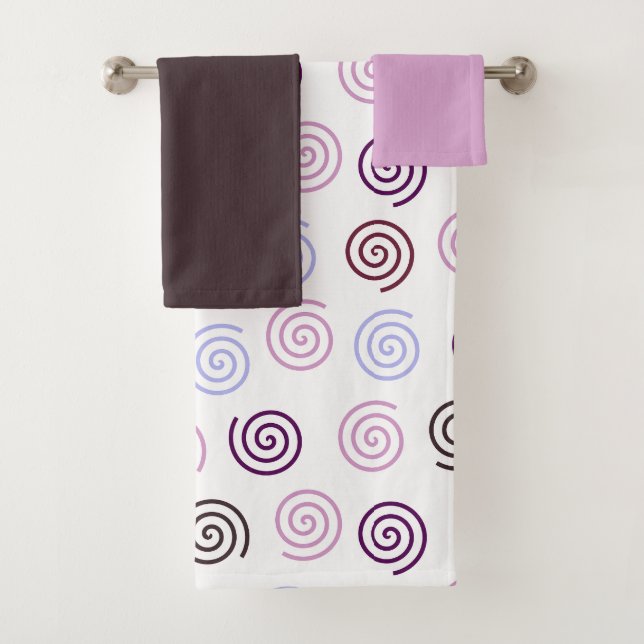 Spirals  bath towel set (Insitu)