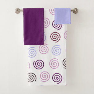 Spirals bath towel set