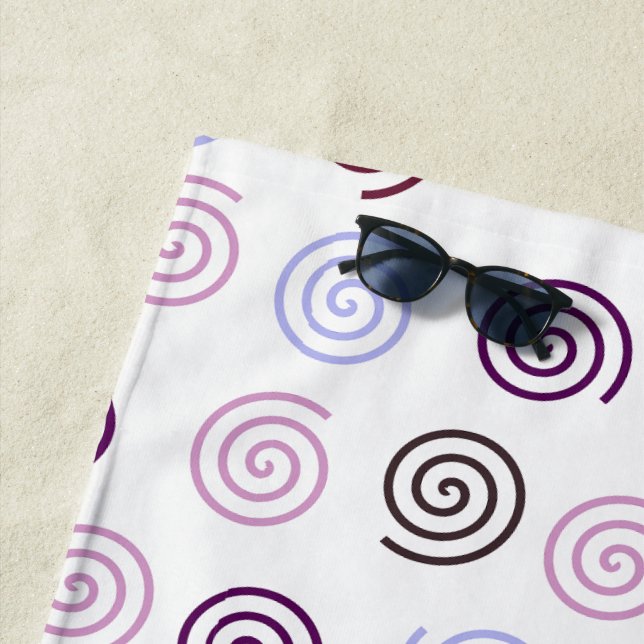 Spirals  beach towel (In Situ)