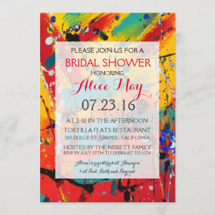 Spirals Bridal Shower Invitation
