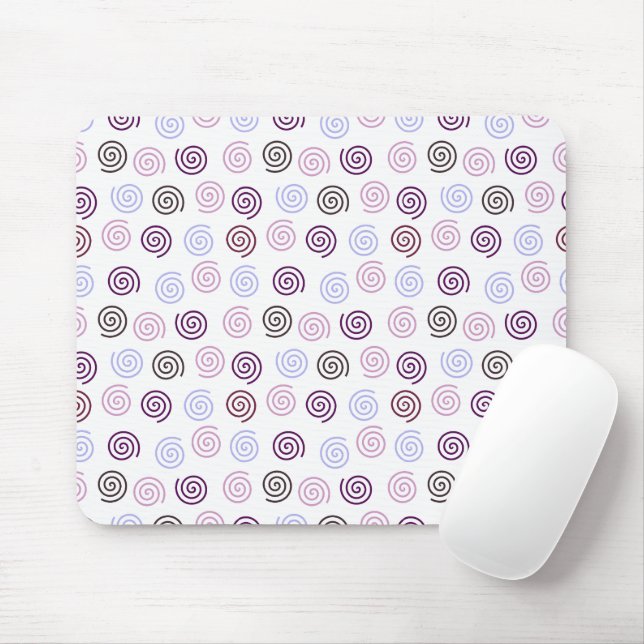 Spirals  mouse pad (With Mouse)