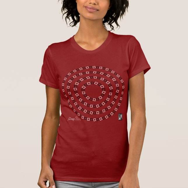 Spirals or Circles Ladies T-shirt (Front)