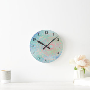 Spirals Round Clock