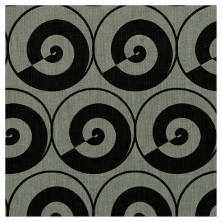 Spirals, snails, circles fabric