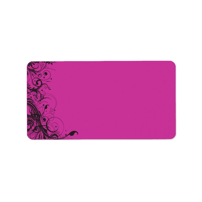 SPIRALS & STARS Print Your Own Label Sticker (Front)