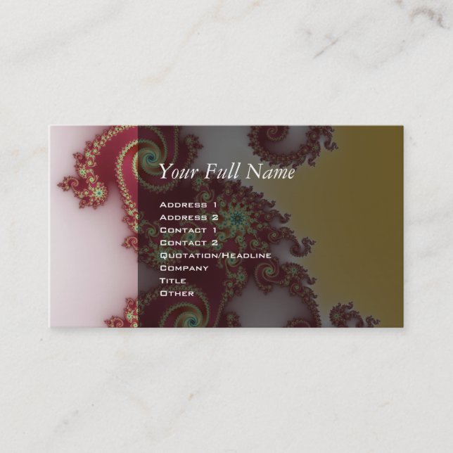 Spiraly Goodnes Business Card (Front)