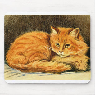 Spirit, a ginger beauty cat mouse pad