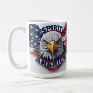 Spirit America American Flag Patriotic Coffee Mug