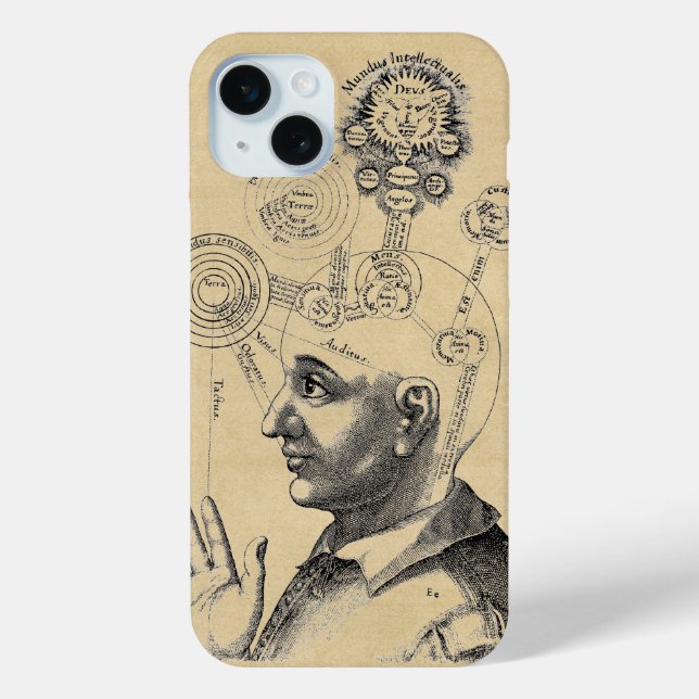 Spirit and Consciousness Sepia Case-Mate iPhone Case (Back)