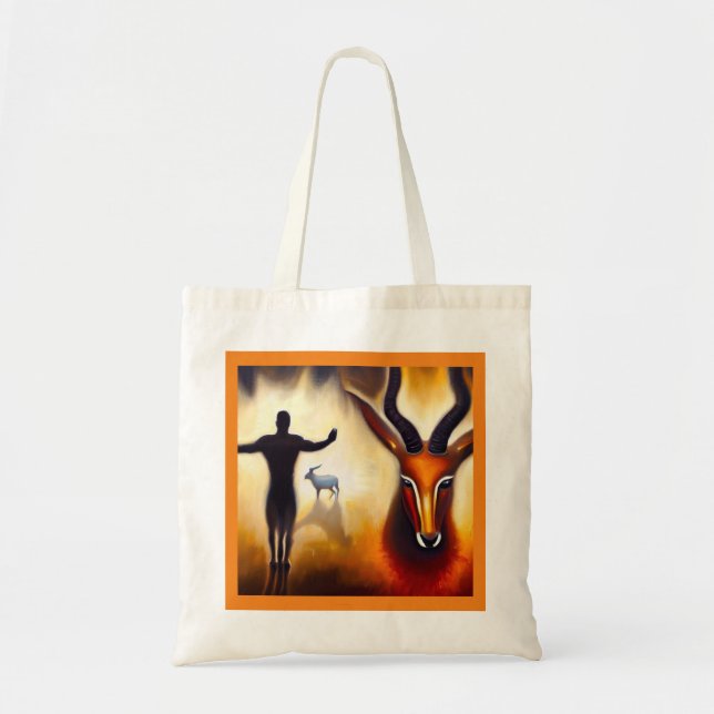 Spirit Animal Antelope 3 Tote Bag (Front)