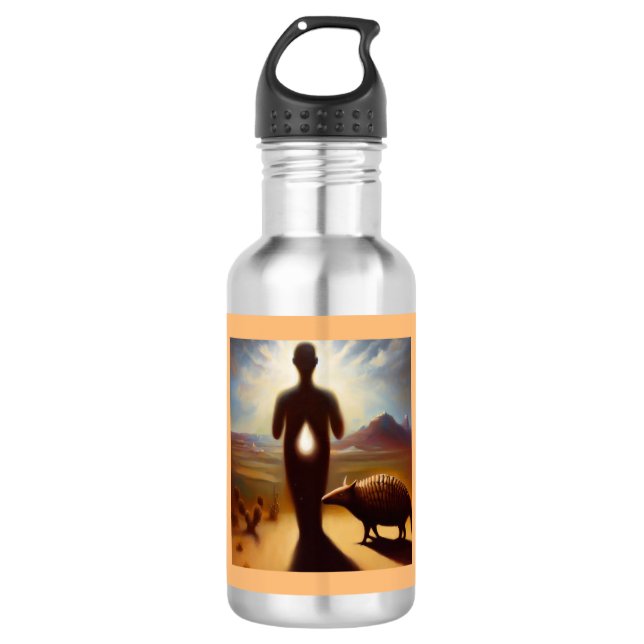 Spirit Animal Armadillo 2 532 Ml Water Bottle (Front)