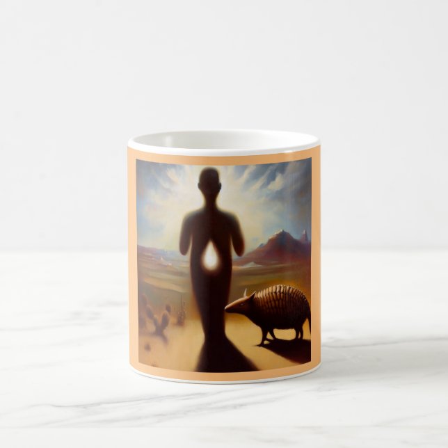 Spirit Animal Armadillo 2 Coffee Mug (Center)