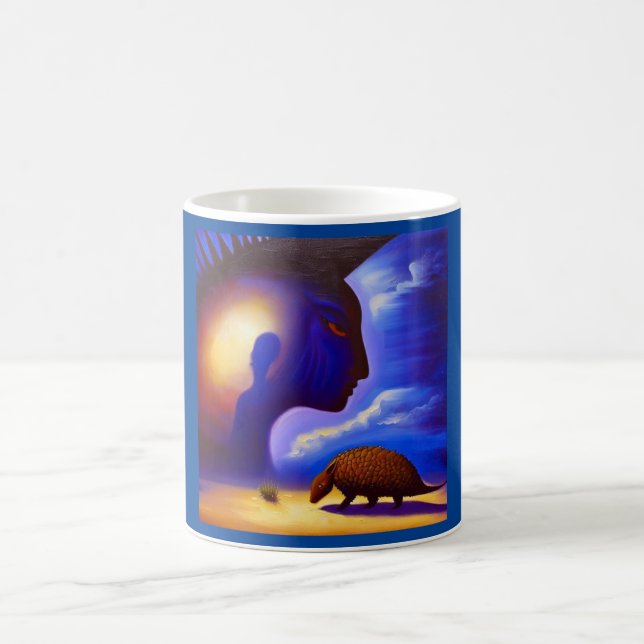 Spirit Animal Armadillo 3 Coffee Mug (Center)