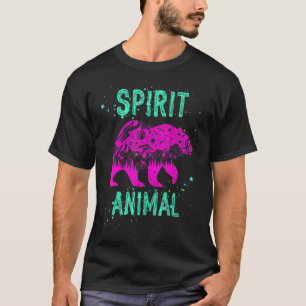 Spirit Animal Bear Lover Comfort Cute Pink Animals T-Shirt