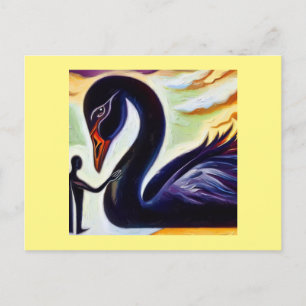 Spirit Animal Black Swan 3 Postcard
