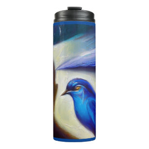 Spirit Animal Bluebird 2 Thermal Tumbler