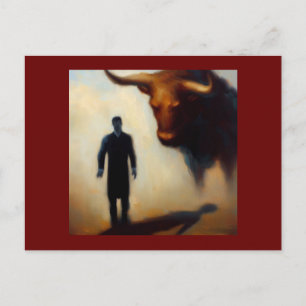 Spirit Animal Bull 1 Postcard