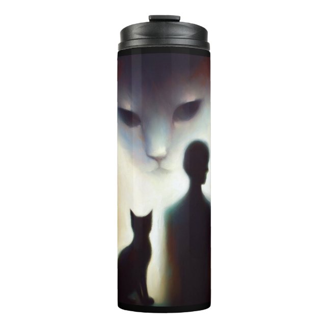 Spirit Animal Cat 2 Thermal Tumbler (Front)