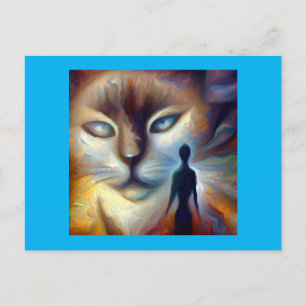 Spirit Animal Cat 3 Postcard