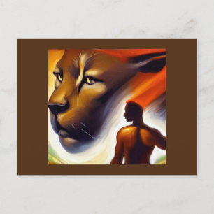 Spirit Animal Cougar 2 Postcard