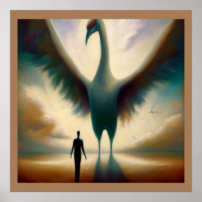 Spirit Animal Crane 1 Poster (Front)