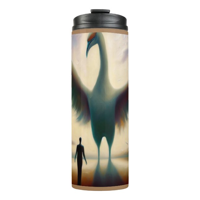Spirit Animal Crane 1 Thermal Tumbler (Front)