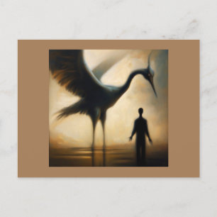 Spirit Animal Crane 2 Postcard