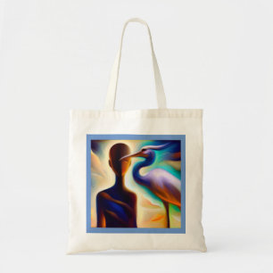 Spirit Animal Crane 3 Tote Bag