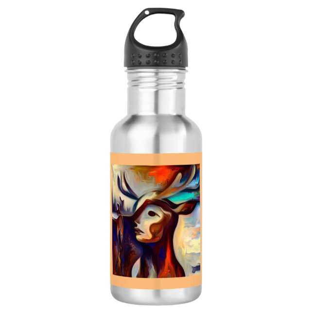 Spirit Animal Deer 2 532 Ml Water Bottle (Front)
