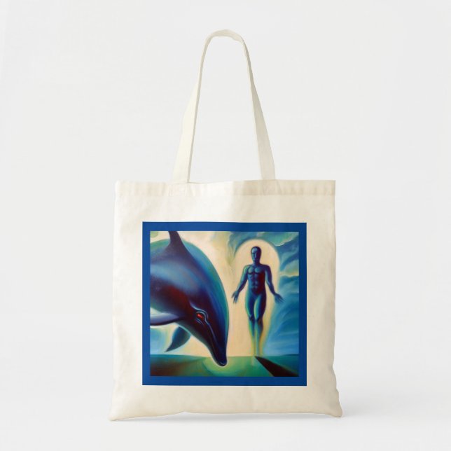 Spirit Animal Dolphin 3 Tote Bag (Front)