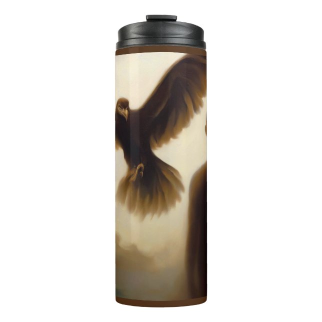 Spirit Animal Falcon 1 Thermal Tumbler (Front)