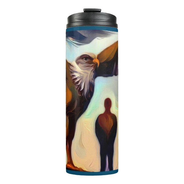 Spirit Animal Falcon 3 Thermal Tumbler (Front)