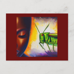 Spirit Animal Grasshopper 2 Postcard