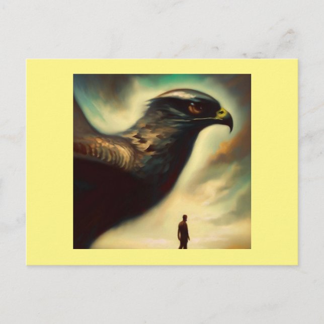 Spirit Animal Hawk 1 Postcard (Front)
