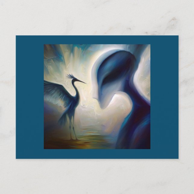 Spirit Animal Heron 1 Postcard (Front)