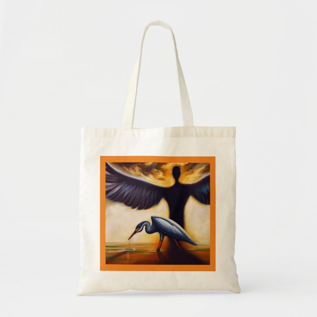 Spirit Animal Heron 3 Tote Bag (Front)