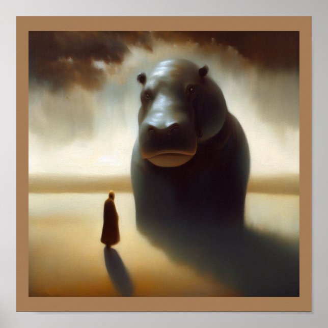 Spirit Animal Hippopotamus 1 Poster (Front)