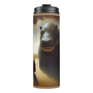 Spirit Animal Hippopotamus 1 Thermal Tumbler