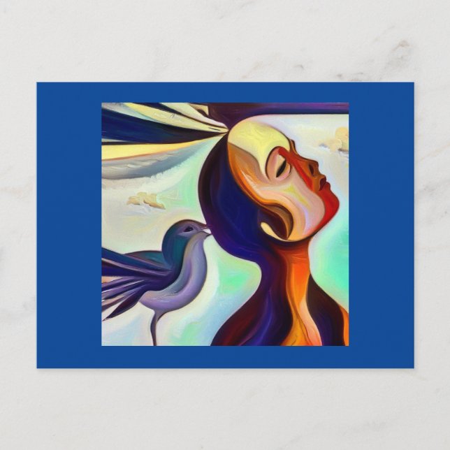 Spirit Animal Hummingbird 2 Postcard (Front)