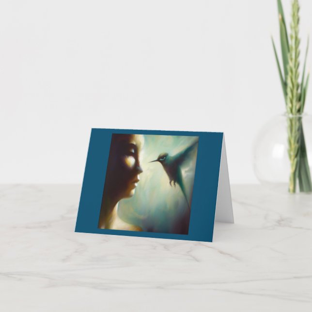 Spirit Animal Hummingbird 4 Card (Front)