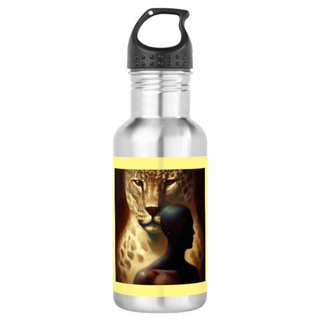 Spirit Animal Jaguar 1 532 Ml Water Bottle (Front)